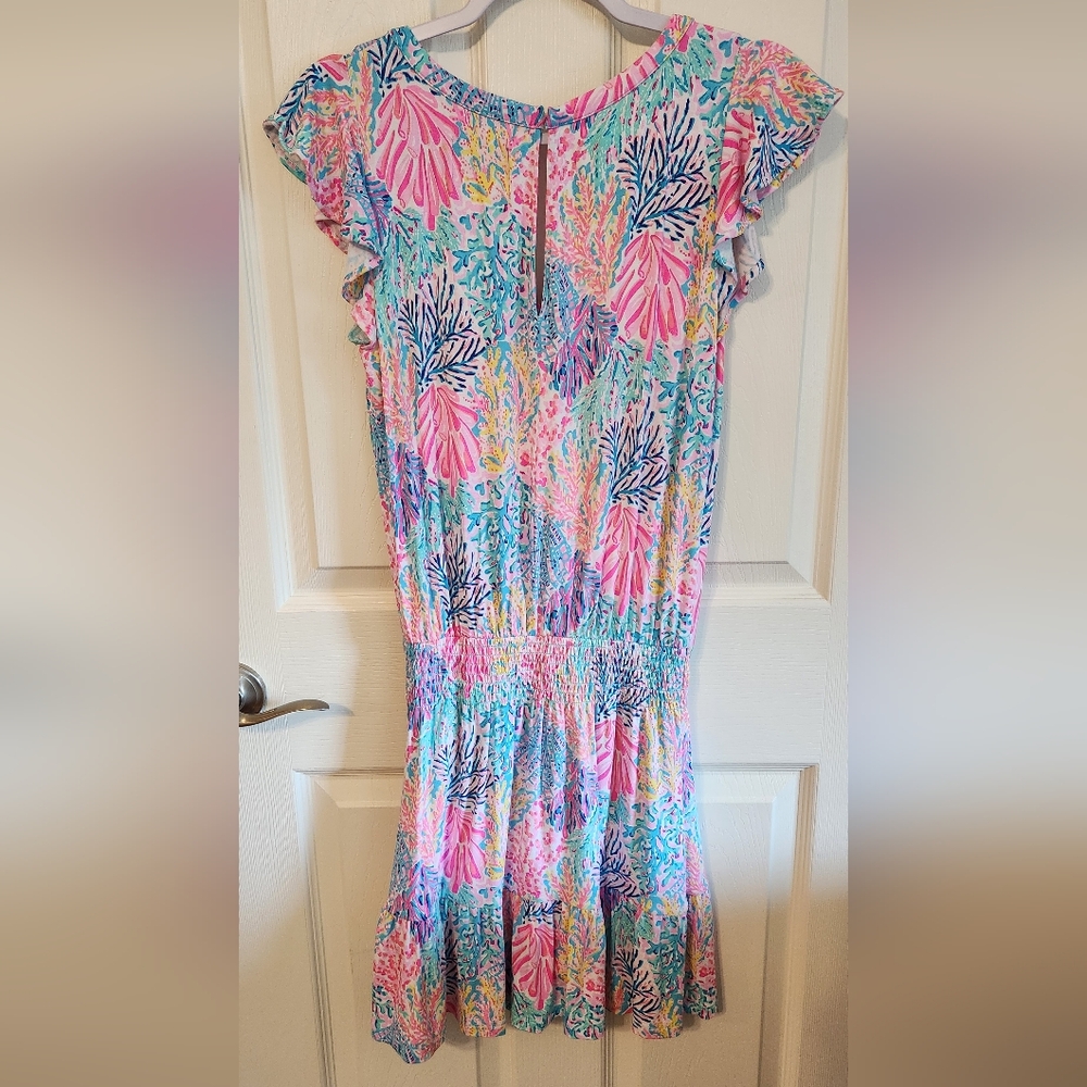 EUC Lilly Pulitzer Ravi Romper XS - Picture 2 of 5